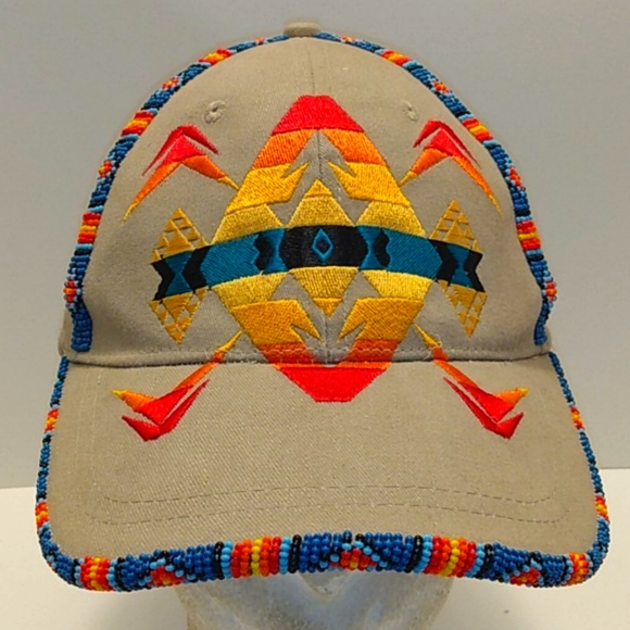 Hand Beaded Hat Cap 